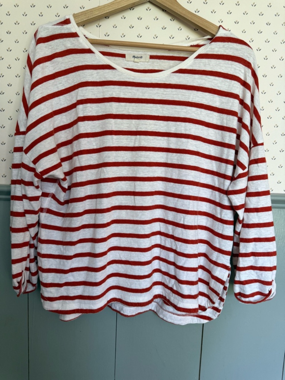 Madewell Hemp Audio Long Sleeve Tee Calabasa